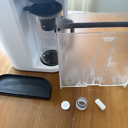 Bluevua Lite RO water tank removable parts to clean